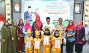Bupati Zahir dan Ny. Maya Lepas Siswa UPT TK Negeri Pembina se-Kabupaten Batu Bara
