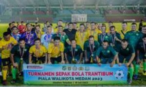 Perkuat Kolaborasi Melalui Turnamen Sepakbola Trantibum