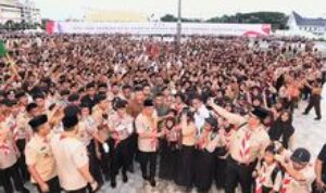 Kembali Hidupkan Pramuka di Sumut, Edy Rahmayadi Dianugerahi Gelar Bapak Pramuka Sumut