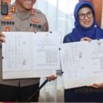 Wali Kota Pematang Siantar dr Susanti Dewayani SpA & Kapolres Pematang Siantar AKBP Yogen Heroes Baruno MoU Penggunaan CCTV Pelintas Milik Pemko Pematang Siantar