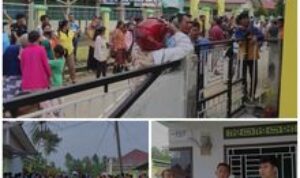 Rumah Terduga Bandar Narkoba Digeledah Aparat Warga Desa Olora Tumpah Ruah Turut Menyaksikan