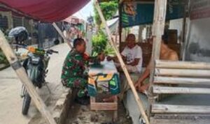 Komsos Babinsa di Sidorame Barat II: Dorong Kerjasama Masyarakat untuk Keamanan Lingkungan