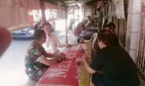 Babinsa Kelurahan Sidodadi Gelar Komsos untuk Tingkatkan Keamanan Lingkungan