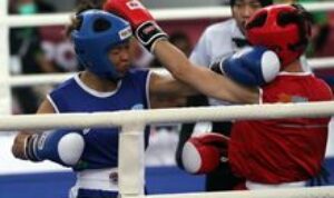 Kickboxing Kelas 48 Kg Putri, Atlet NTB Ainun Azizah Kalahkan Sulut