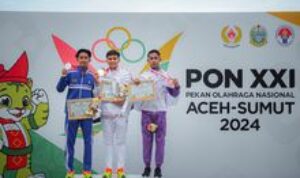 DKI Jakarta Sabet Emas Atletik 1500 Meter Putra