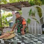 Babinsa Kelurahan Sunggal Jalin Silaturahmi dengan Mitra Karib di Lingkungan XIV