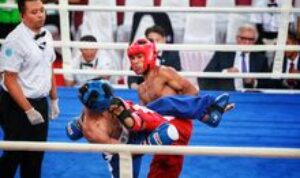 Atlet Kickboxing asal Sumut Toni Kristian Menang Telak atas Andalan Jateng