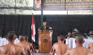 Pangdam I/BB Pimpin Sidang Pemilihan Caba PK TNI AD 2024 Sub Panpus Kodam I/BB