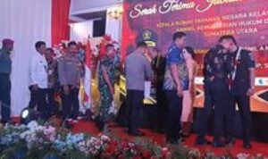 Danramil 0201-10/MM Kapten inf. Rahimimin Hadiri Sertijab Ka Rutan Kelas 1 Labuhan Deli