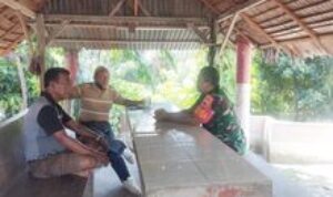 BABINSA DAN KEPLING MEMBAHAS PELAKSANAAN PENGAMANAN WILAYAH TENTANG TAWURAN YANG SERING MENBUAT RESAH WARGA