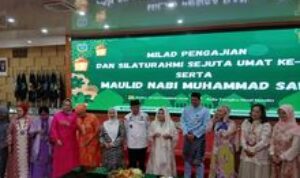 Babinsa Koramil 05/MB Monitor Milad Pengajian Sejuta Umat dan Maulid Nabi di Medan