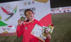Atlet Senior Lompat Jauh Putri Asal Bali Sabet Mendali Emas di PON XXI Aceh-Sumut