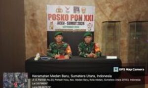 Sertu M Maksum dan Sertu L Panggabean Amankan Penginapan Atlet PON XXI Di Fave Hotel