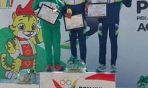 Praka Rikky Marthin Luther Simbolon Raih Dua Medali Emas dan Satu Perak di PON XXI Aceh - Sumut