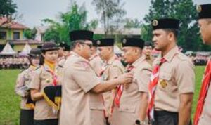 Gebyar Hari Pramuka ke -63 Berlangsung Meriah, Gerakan Pramuka Kwarcab Kota Medan Pecahkan Rekor MURI Dunia