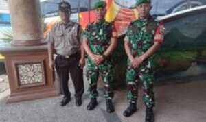 Demi Keamanan dan Kenyamanan Atlet, Babinsa Koramil 0201-04/MK Adakan PAM Atlet PON 2024 di Hotel Madani Medan