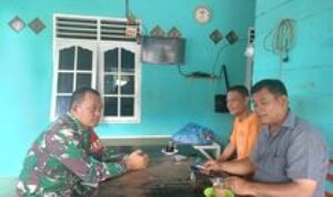 Menjalin Hubungan yang Baik, Babinsa Koramil 03/MD Serda Riza Pahlivi Komsos dengan Warga Binaan