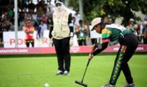 Sumut Menang Telak Lawan Sultra di Nomor Tunggal Wanita Gateball PON XXI