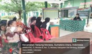 Persit KCK Ranting 17 Koramil 0201-16/TM Gelar Silaturahmi dan Arisan di Aula Koramil
