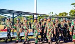 Yonarhanud 16 Kostrad Gelar Tradisi Destamar Peringati HUT ke-10