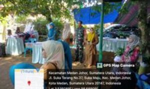 Babinsa Koramil 0201-08/MA Hadiri Undangan Lomba PKK KB Kes Kelurahan Suka Maju