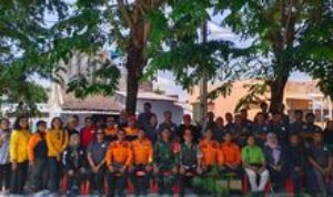 Tingkatkan Kesiapsiagaan Babinsa dan BPBD Adakan Simulasi Bencana Banjir