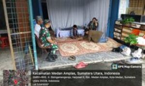 Danramil Bersama Babinsa Melayat Ke Rumah Warga Yang Meninggal Dunia