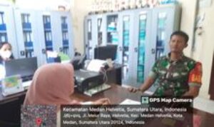 Babinsa Bersinergi Dalam Melakukan Tugas di Kewilayahan Bersama Tenaga Kesehatan Helvetia