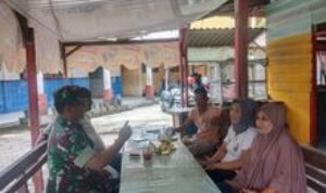 Secangkir Teh Manis, Temani Sertu R Rangkuti Komsos Dengan Warga Binaan