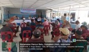 Babinsa Koramil 0201-14/PB Sertu Z Damanik Hadiri Musdes Pengesahan RKP Desa