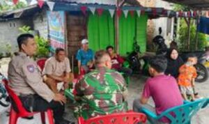 Babinsa dan Bhabinkamtibmas Mediasi Keributan Antar Keluarga di Titipapan