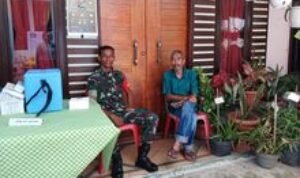 Babinsa Tegal Sari II Laksanakan Monitoring Wilayah dan Komsos dengan Warga Binaan