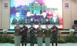 Lepas Sambut Dandim 0201/Medan: Kolonel Inf Ferry Muzawwad, SIP, MSi Lepas Jabatan, Kolonel Inf M Radhi Rusin, SIP Disambut Hangat