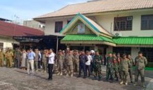 Babinsa Koramil 0201-02/MT Hadiri Apel Kolaborasi Penagihan Pajak dan Retribusi di Medan Perjuangan