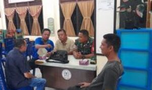 Babinsa Koramil 03/MD Jalin Sinergi dengan Aparat Kelurahan Bandar Selamat