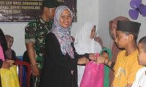 Peringati HUT ke-79 Infanteri, Yonif 320 Kostrad Gelar Bakti Sosial dan Santunan di Desa Tapos