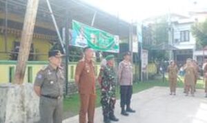 Danposramil 0201-05/MB Ikuti Apel Gabungan di Kantor Camat Medan Maimun