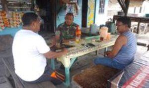 Babinsa 0201-09/MB,Koptu Supriadi Himbau Masyarakat Turut Partisipasi Jaga Keamanan dan Ketertiban Lingkungan