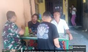 Babinsa Koramil 0201-07/MT Laksanakan Komsos untuk Jalin Keakraban dengan Warga Binaan