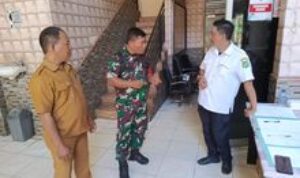 Tingkatkan Kerja Sama Yang Baik, Babinsa Komsos Bersama Aparatur Kecamatan