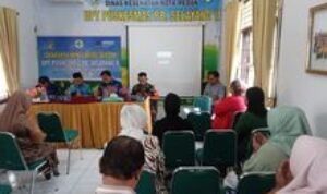 MEWAKILI DANRAMIL 0201-07/MT, BABINSA HADIRI GIAT MINI LOKAKARYA BIDANG KESEHATAN