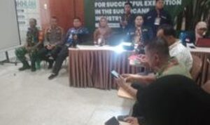 Babinsa Koramil Tanjung Morawa Kawal Rekapitulasi Pemilu 2024 di Kecamatan Tanjung Morawa