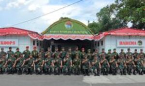 Kepala Staf Angkatan Darat Kunjungi Markas Batalyon Infanteri 754 Kostrad