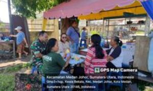 Anjangsana Ke Wilayah, Babinsa Serma M. Simarmata Komsos Bersama Kader PKK Dan Kepling