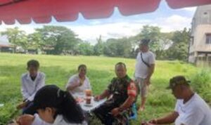 Pelihara Hubungan Baik Dan Kerjasama, Babinsa Koramil 0201-08/MA Komsos Dengan Mitra Kerja