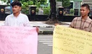 Babinsa Koramil 0201-05/MB Kawal Aksi Unjuk Rasa GPPM di Depan Kantor PTPN IV