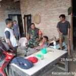 Babinsa Koramil 0201-06/MS Jalin Silaturahmi dengan Warga Pasca Banjir