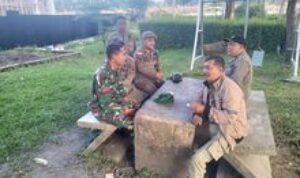 Babinsa Koramil 07/Salak Jalin Sinergi dengan Satpol PP, Wujudkan Kemanunggalan TNI-Rakyat