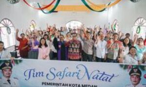 Gelar Safari Natal, Pemko Medan Ikut Bersukacita dan Ingin Berbagi Kasih