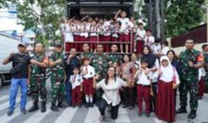 Kodam I/BB Gelar Program Makan Bergizi di SDN Petisah Hulu